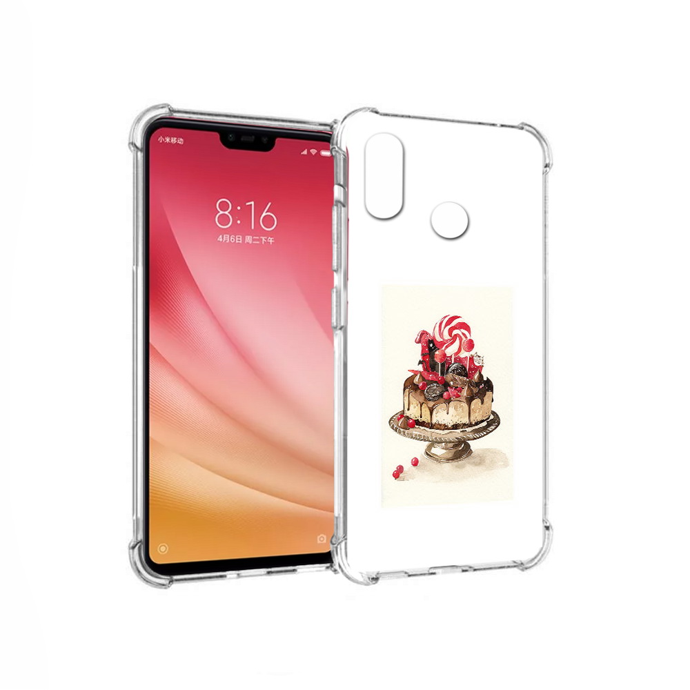 

Чехол MyPads Tocco для Xiaomi Mi 8 вкусный торт (PT110454.314.262), Прозрачный, Tocco