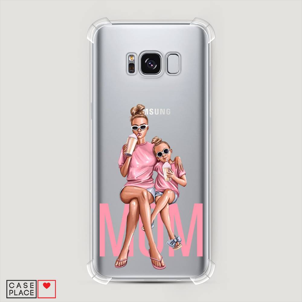 

Чехол Awog на Samsung Galaxy S8 "Lovely mom", Синий;бежевый;розовый, 24751-1