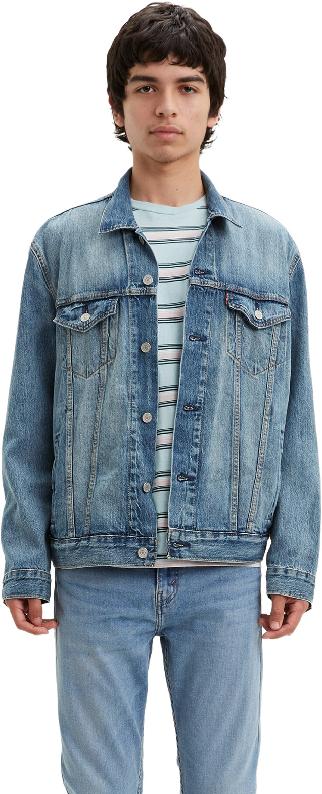 Джинсовая куртка мужская LEVIS Men The Trucker Jacket синяя S 12665₽