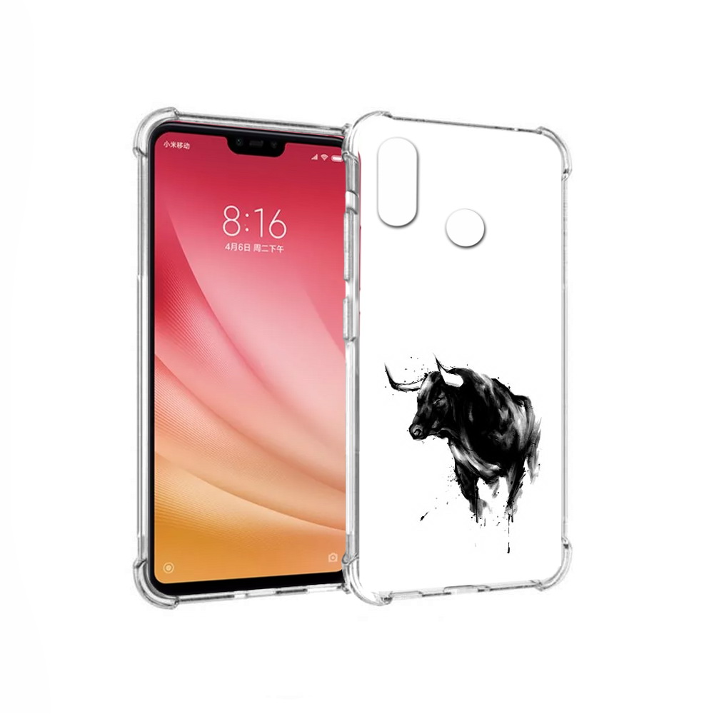 

Чехол MyPads Tocco для Xiaomi Mi 8 бык (PT110454.314.254), Прозрачный, Tocco