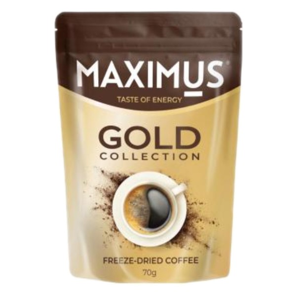 Кофе растворимый MAXIMUS Gold collection в мягкой упаковке, 70 гр