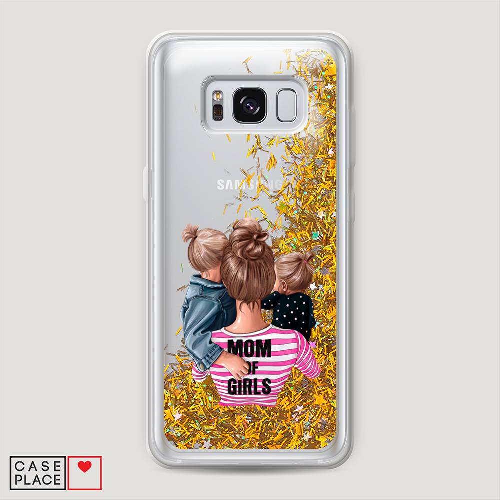 фото Чехол awog "mom of girls" для samsung galaxy s8