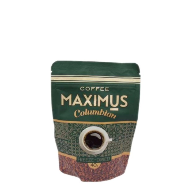 Кофе растворимый MAXIMUS Columbian в мягкой упаковке 40 гр 435₽