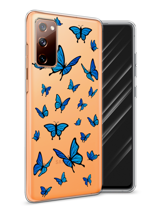 

Чехол Awog на Samsung Galaxy S20 FE / Самсунг S20 FE "Синие бабочки", Разноцветный, 2101350-1