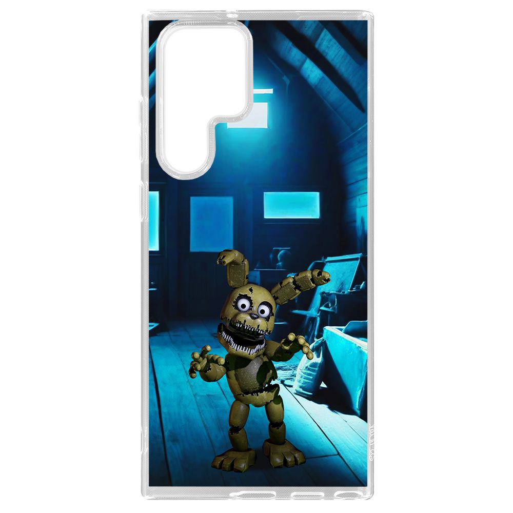 

Чехол-накладка Krutoff Clear Case ФНАФ - Плюштрап для Samsung Galaxy S22 Ultra (S908), Прозрачный