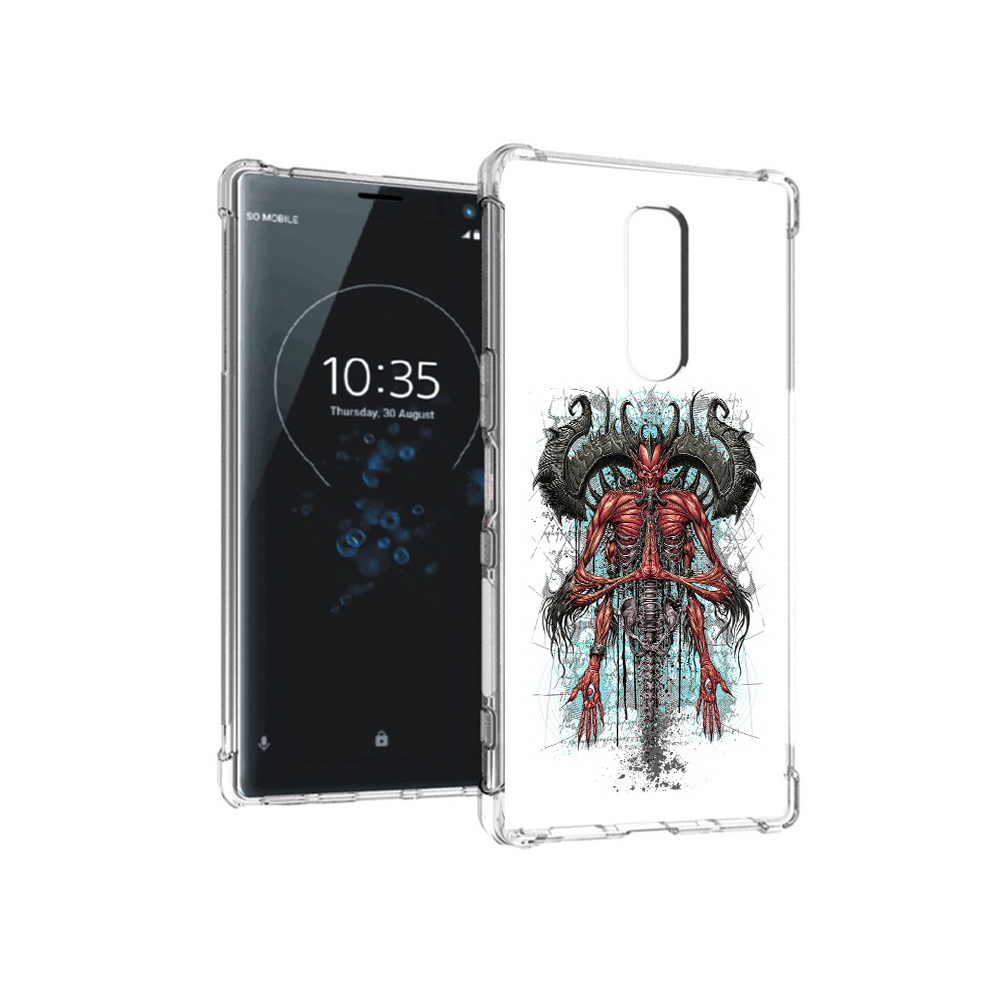 

Чехол MyPads Tocco для Sony Xperia 1 дьявол (PT141276.244.340), Прозрачный, Tocco