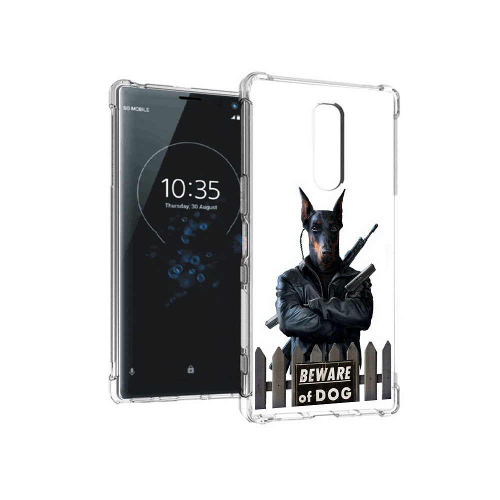 

Чехол MyPads Tocco для Sony Xperia 1 доберман (PT141276.244.332), Прозрачный, Tocco