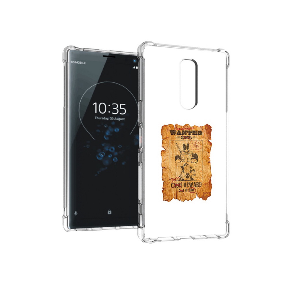 

Чехол MyPads Tocco для Sony Xperia 1 дедпул (PT141276.244.317), Прозрачный, Tocco