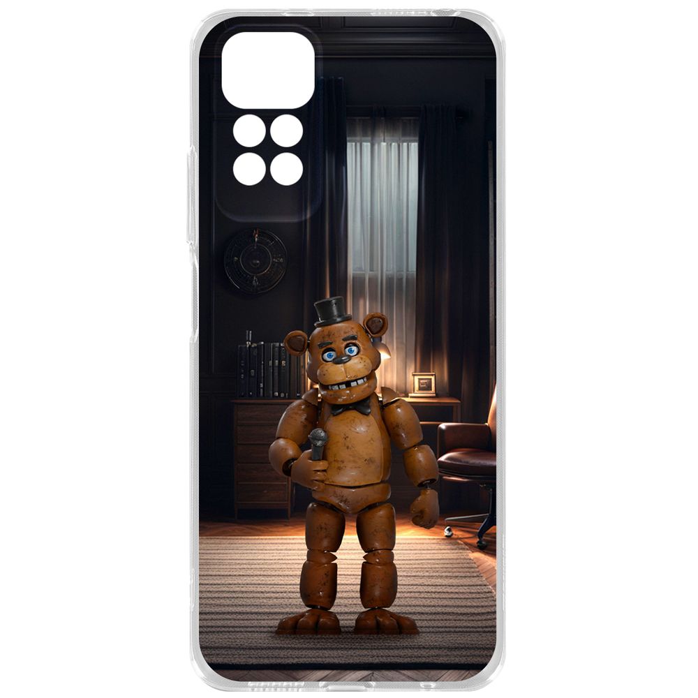 

Чехол-накладка Krutoff Clear Case ФНАФ - Медведь Фредди для Xiaomi Poco M4 Pro, Прозрачный