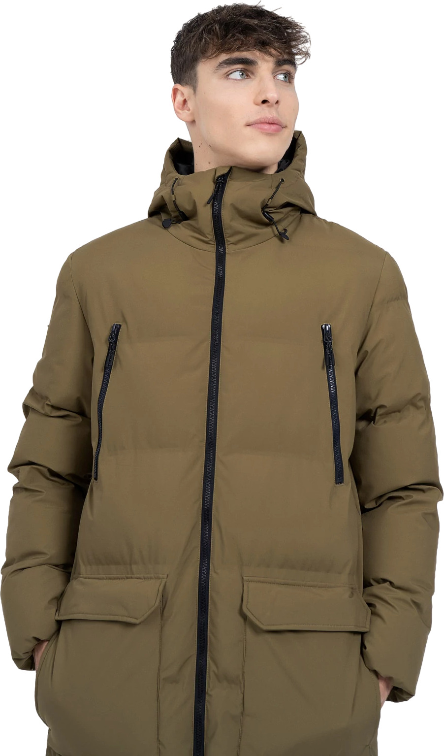 Парка мужская 4F MENS JACKET коричневая S 9337₽