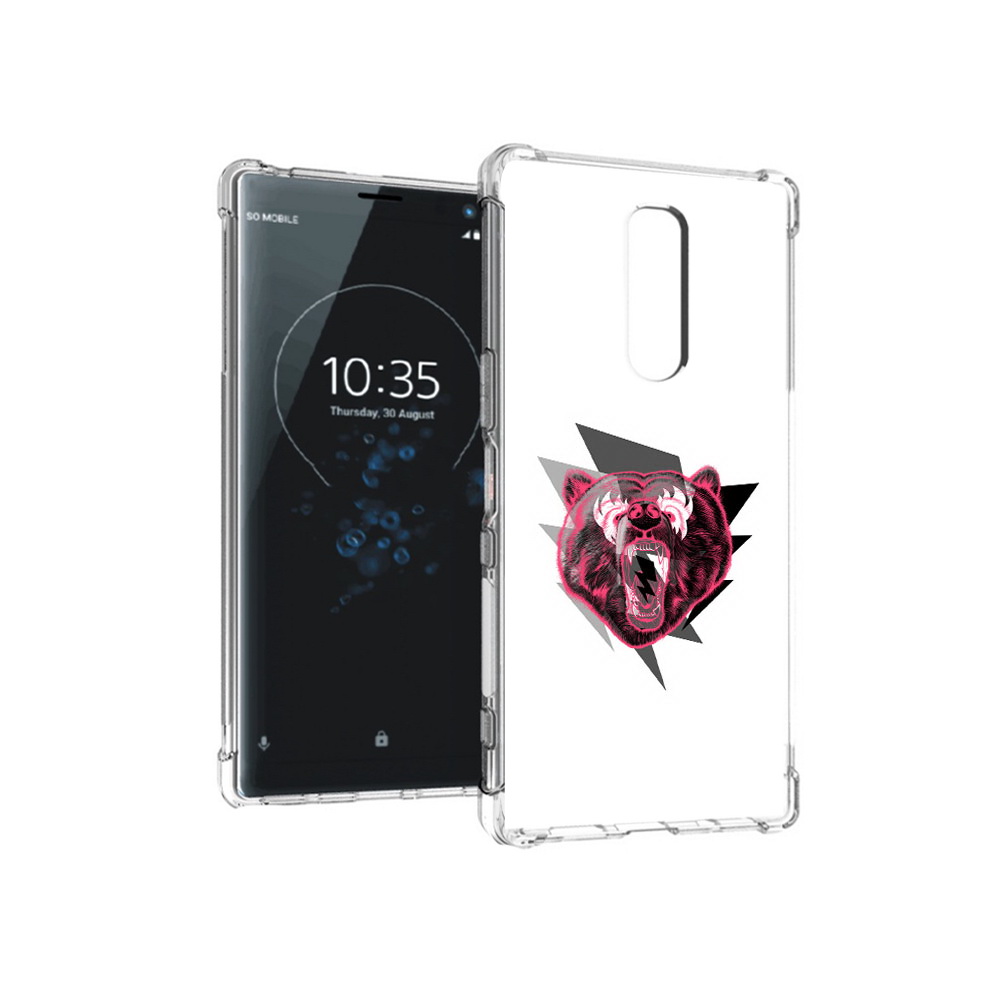 

Чехол MyPads Tocco для Sony Xperia 1 грозовой медведь (PT141276.244.301), Прозрачный, Tocco