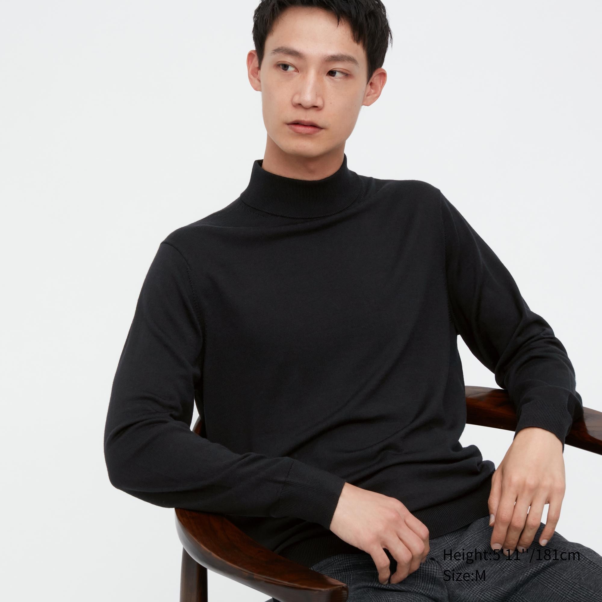 

Джемпер мужской UNIQLO 450537COL09 черный M (доставка из-за рубежа), 450537COL09
