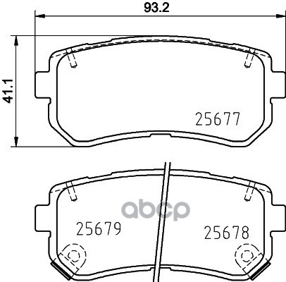 

Тормозные колодки HELLA PAGID/BEHR дисковые 8DB355037541