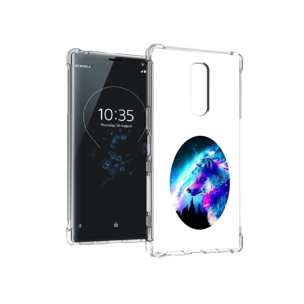 

Чехол MyPads Tocco для Sony Xperia 1 голубой волк (PT141276.244.293), Прозрачный, Tocco