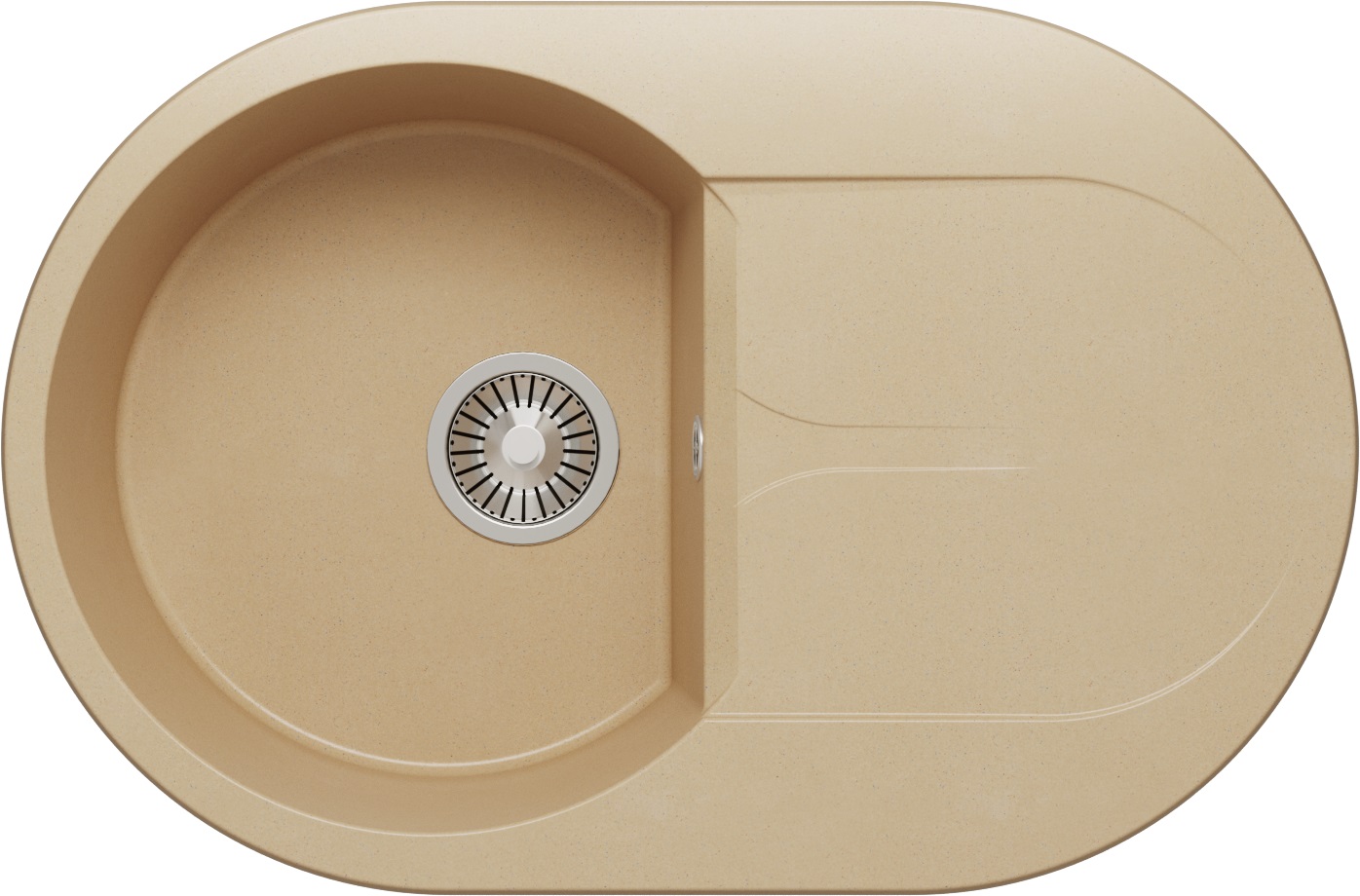

Кухонная мойка Polygran ATOL-760/679023, Бежевый, Atol-760