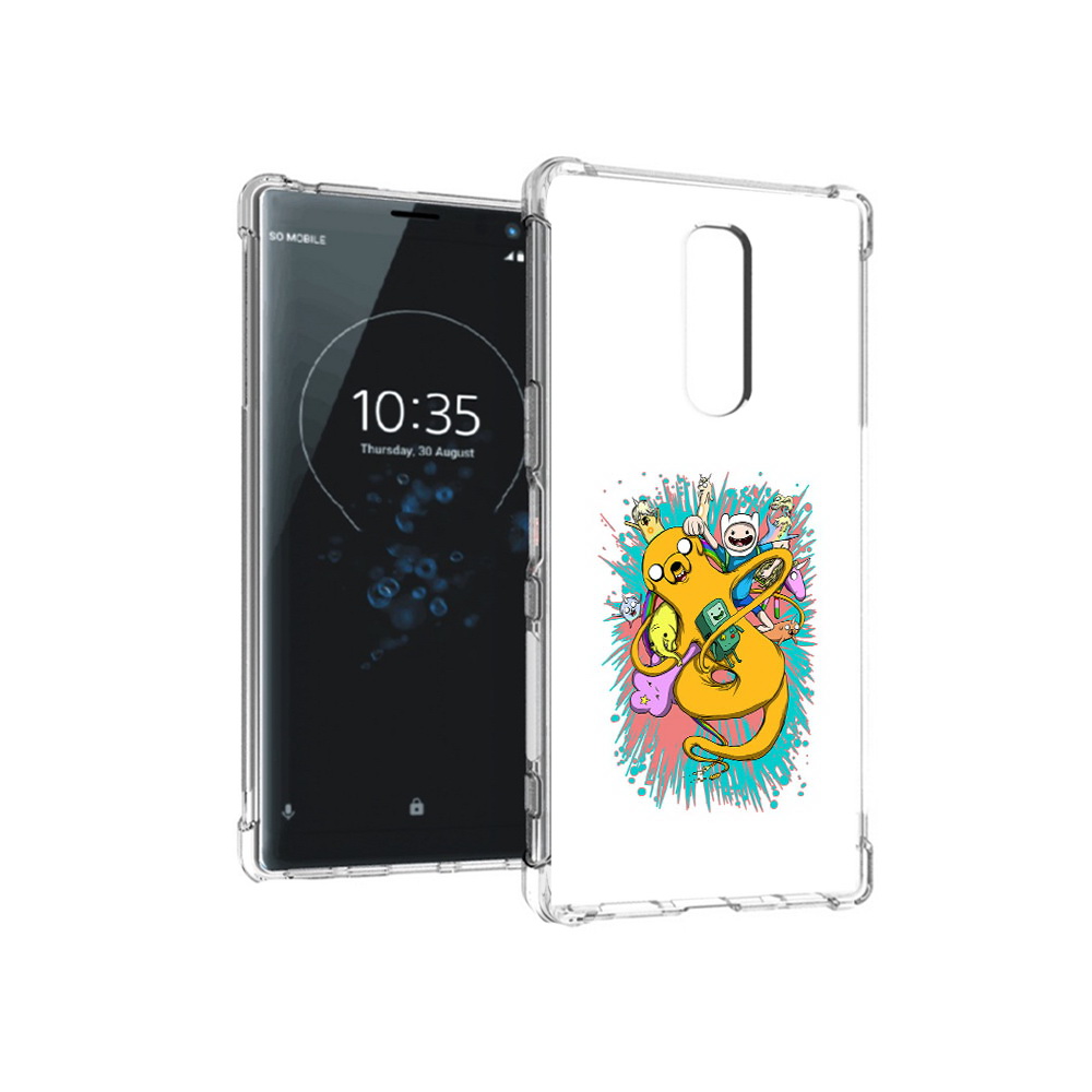 

Чехол MyPads Tocco для Sony Xperia 1 время приключений рисунок (PT141276.244.276), Прозрачный, Tocco