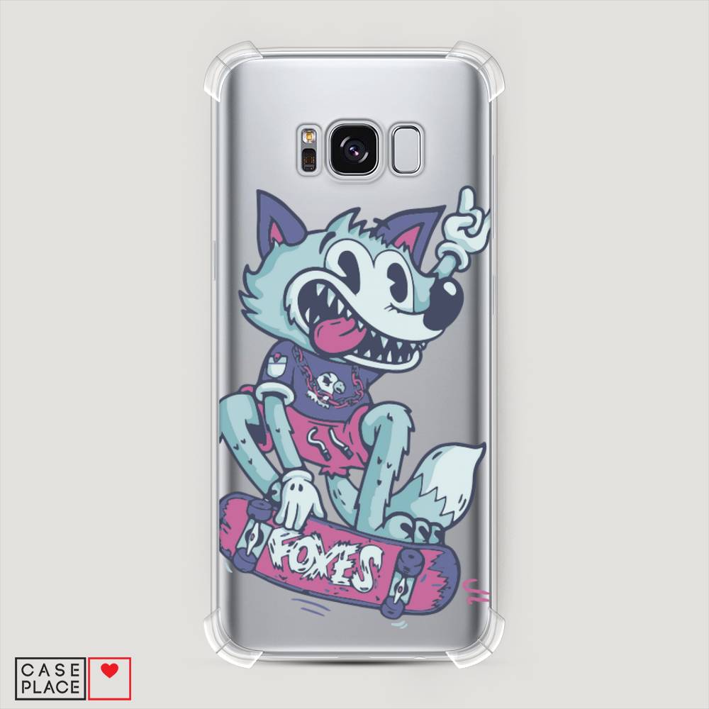 

Чехол Awog на Samsung Galaxy S8 "Foxes", Голубой;фиолетовый, 24751-1