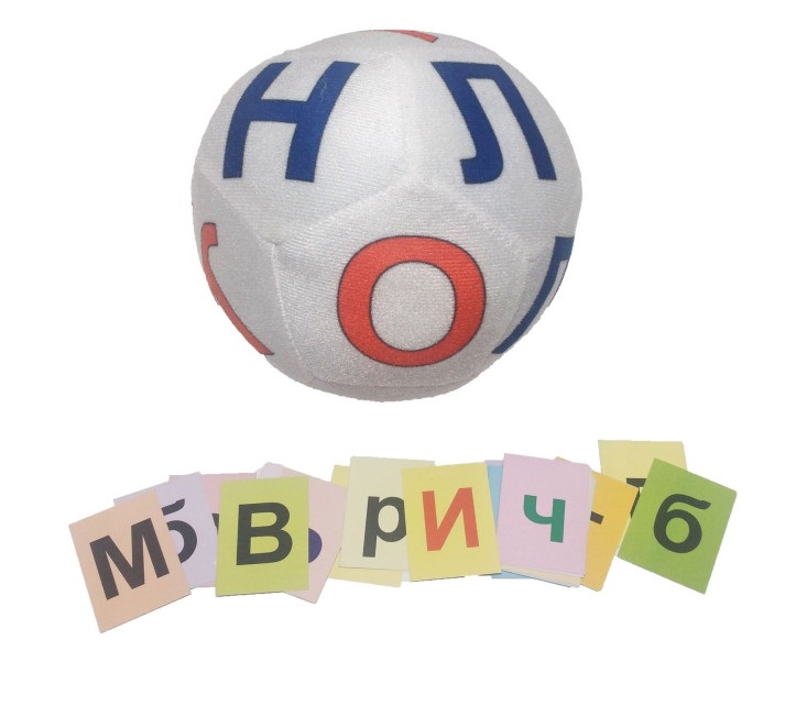 Пособие Учитель Учим буквы, играя! Алфавитный мяч ИТМ-140