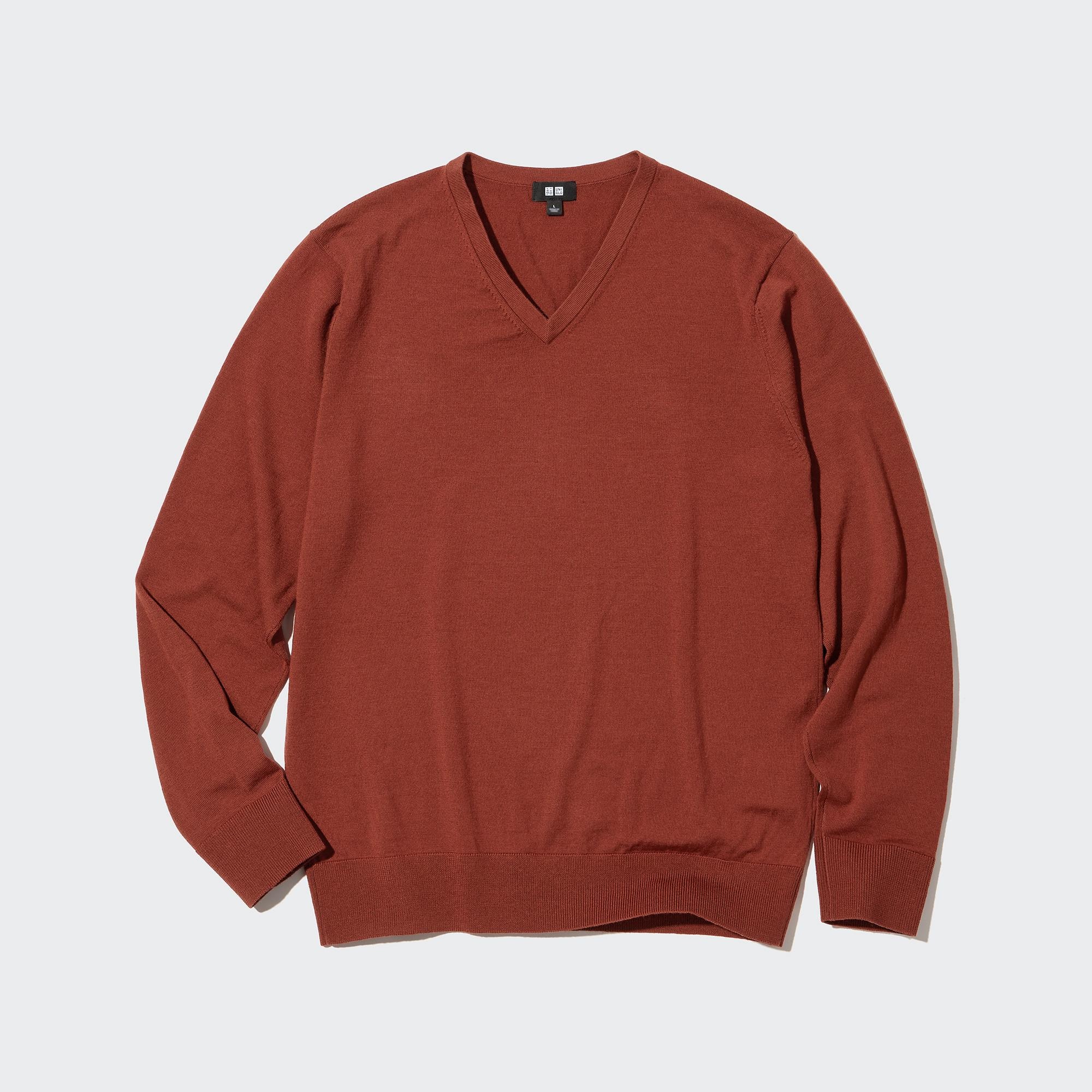 Пуловер мужской UNIQLO 450536COL28 оранжевый 2XL (доставка из-за рубежа)