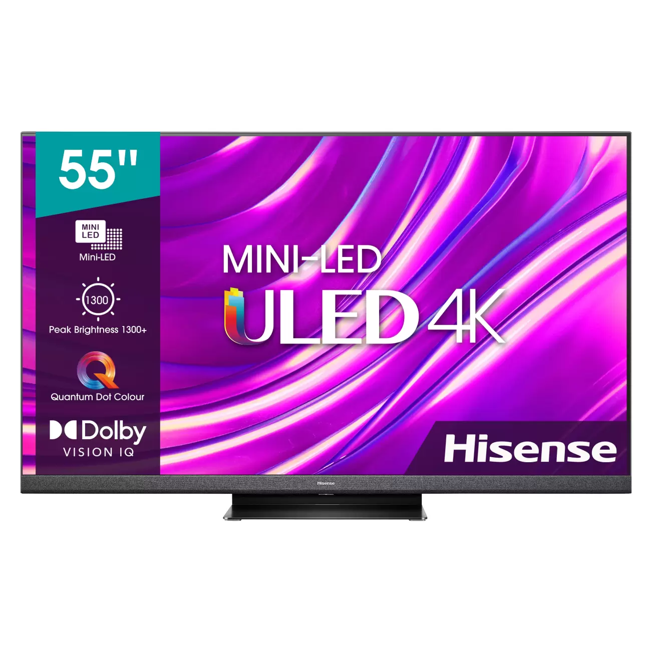 

Телевизор HISENSE 55U8HQ, 55"(139 см), UHD 4K, Черный, 55U8HQ
