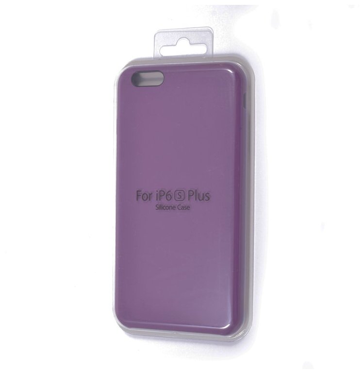 фото Силиконовый чехол silicone case для iphone 6/6s, фиолетовый