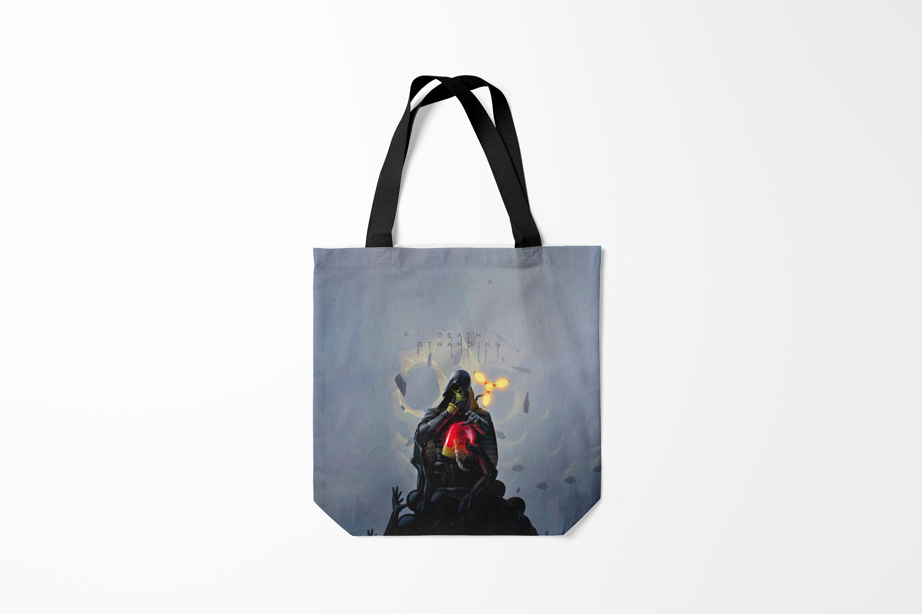 

Сумка шoппер унисекс Burnettie Death Stranding, серый, Death Stranding