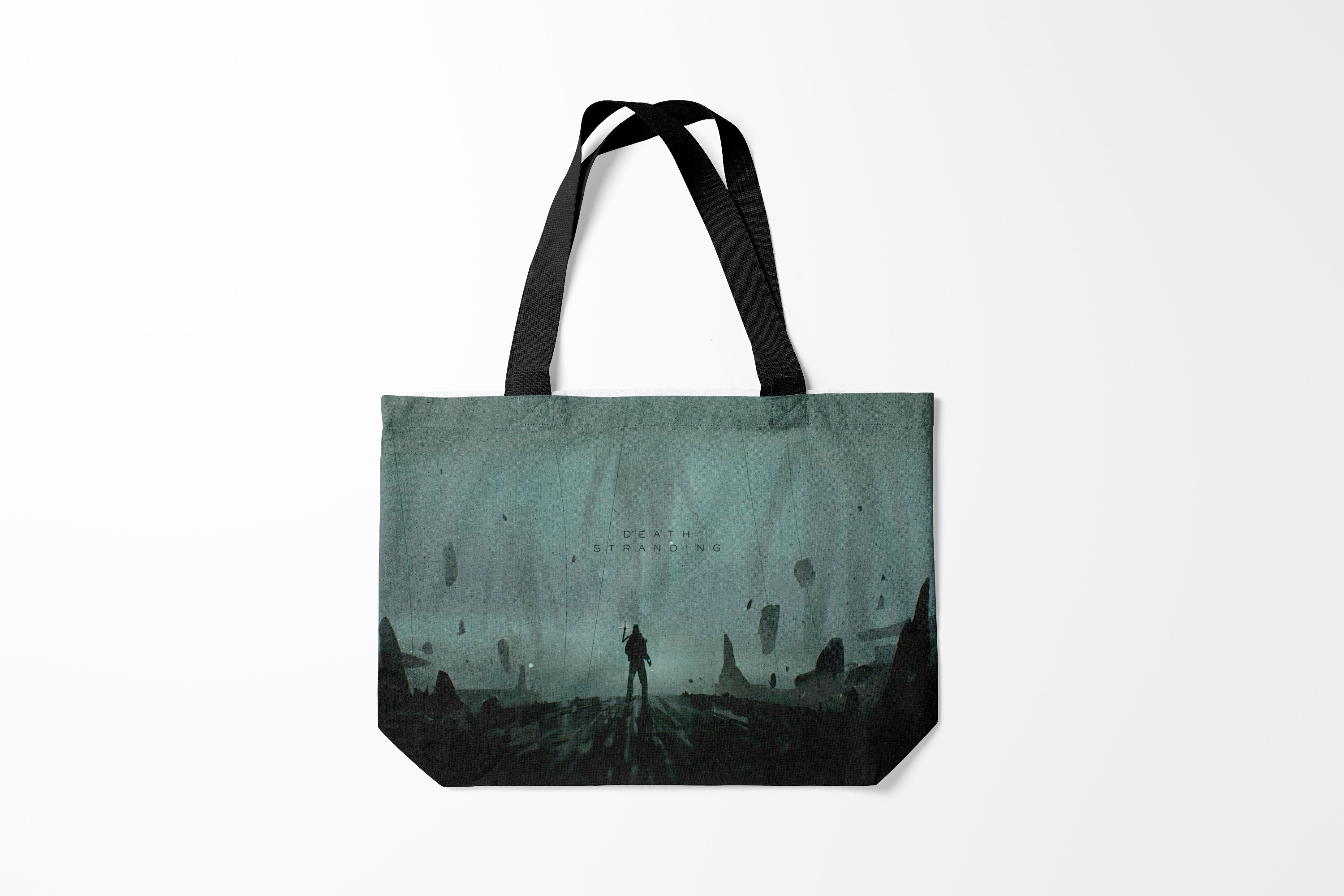 

Сумка шoппер унисекс Burnettie Death Stranding, серый, Death Stranding