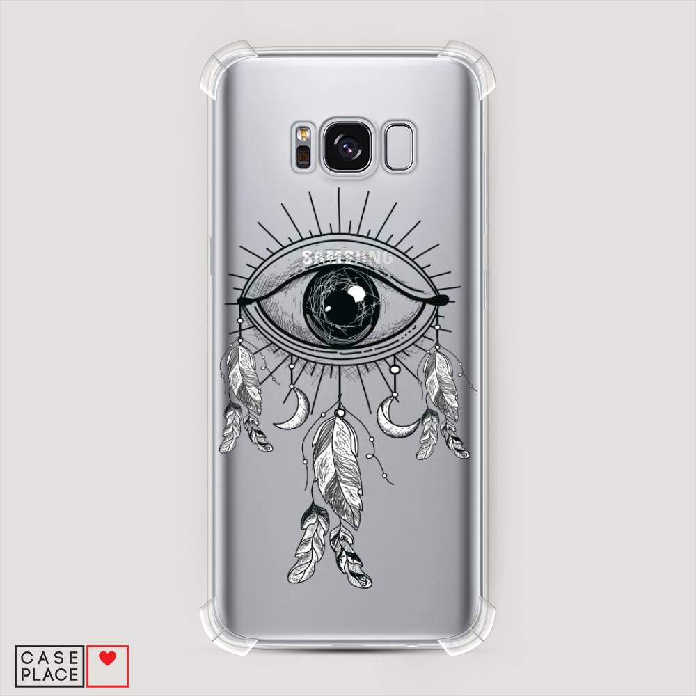 

Чехол Awog на Samsung Galaxy S8 "Всевидящее око-ловец снов", Серый, 24751-1