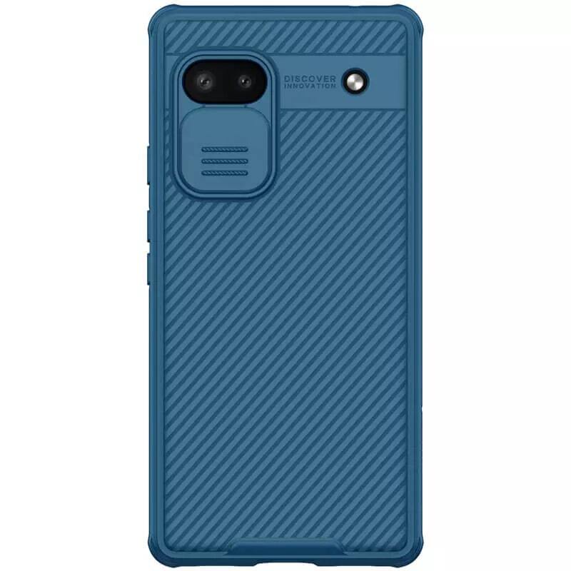 

Чехол Nillkin CamShield Pro Case для Google Pixel 6a с защитой камеры, синий, CamShield Pro Case