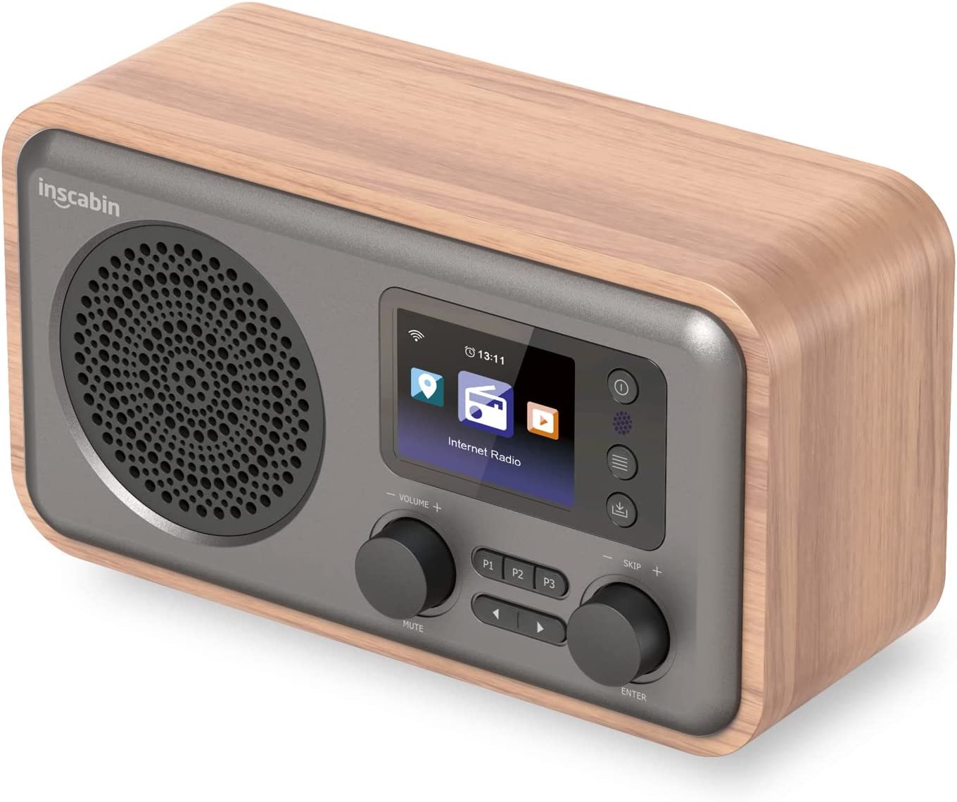 

Радиоприемник Inscabin IR-D8 Wi-Fi Cherry, Оранжевый, IR-D8 Wi-Fi