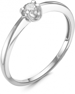 

Кольцо из белого золота с бриллиантом р. 17 Klondike 01-01204-03-001-01-03, 01-01204-03-001-01-03