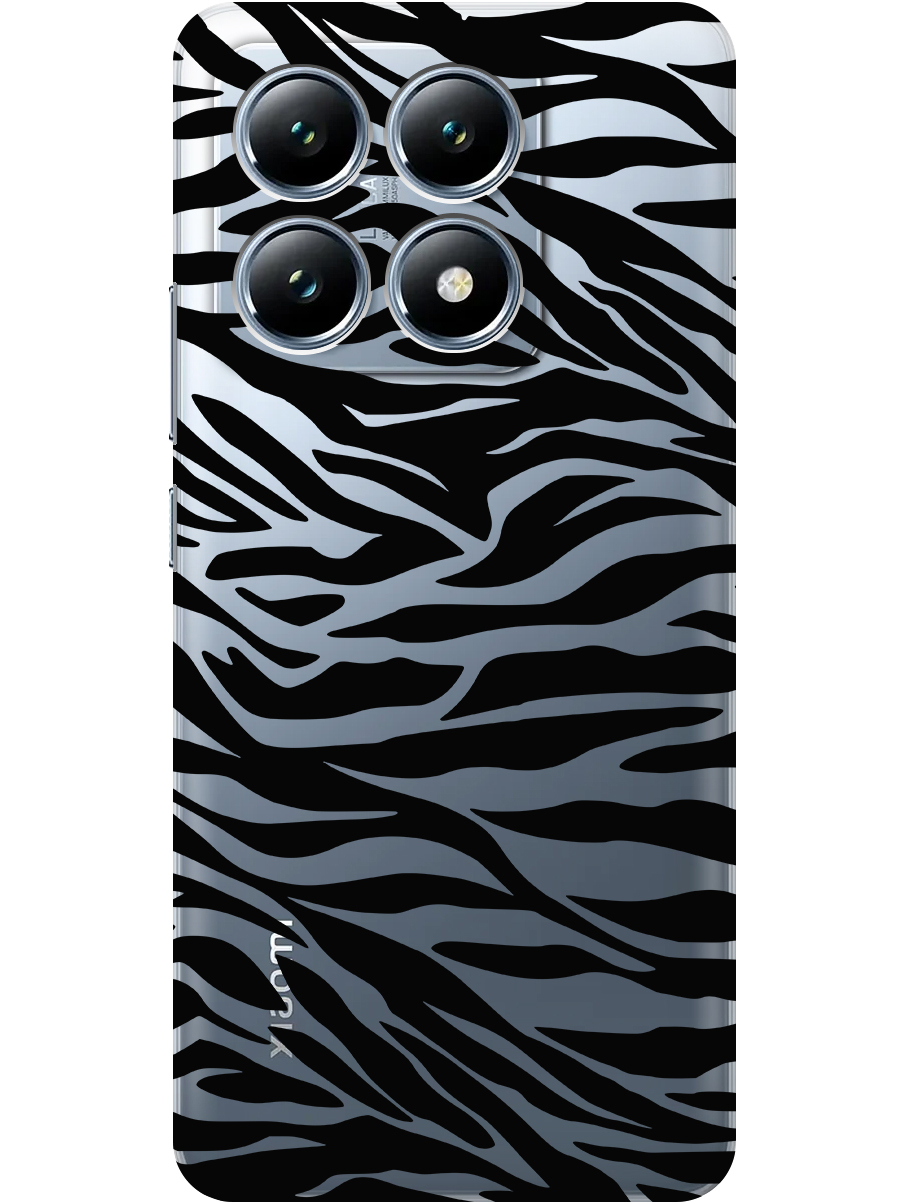 

Силиконовый чехол на Xiaomi 14T с принтом "Зебра" прозрачный, Прозрачный;черный, 785978412
