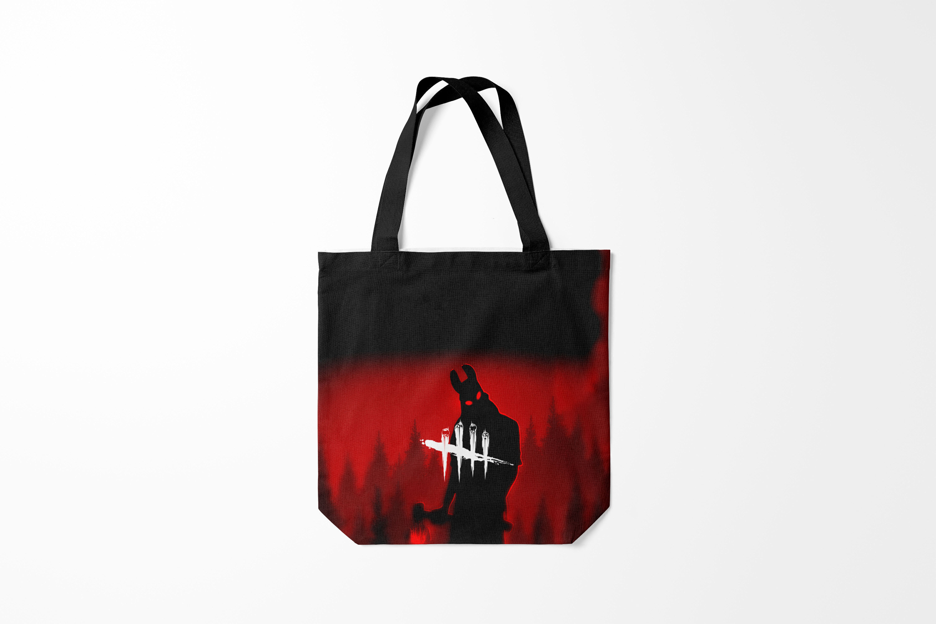 

Сумка шoппер унисекс Burnettie Dead by Daylight, черный; красный, Dead by Daylight