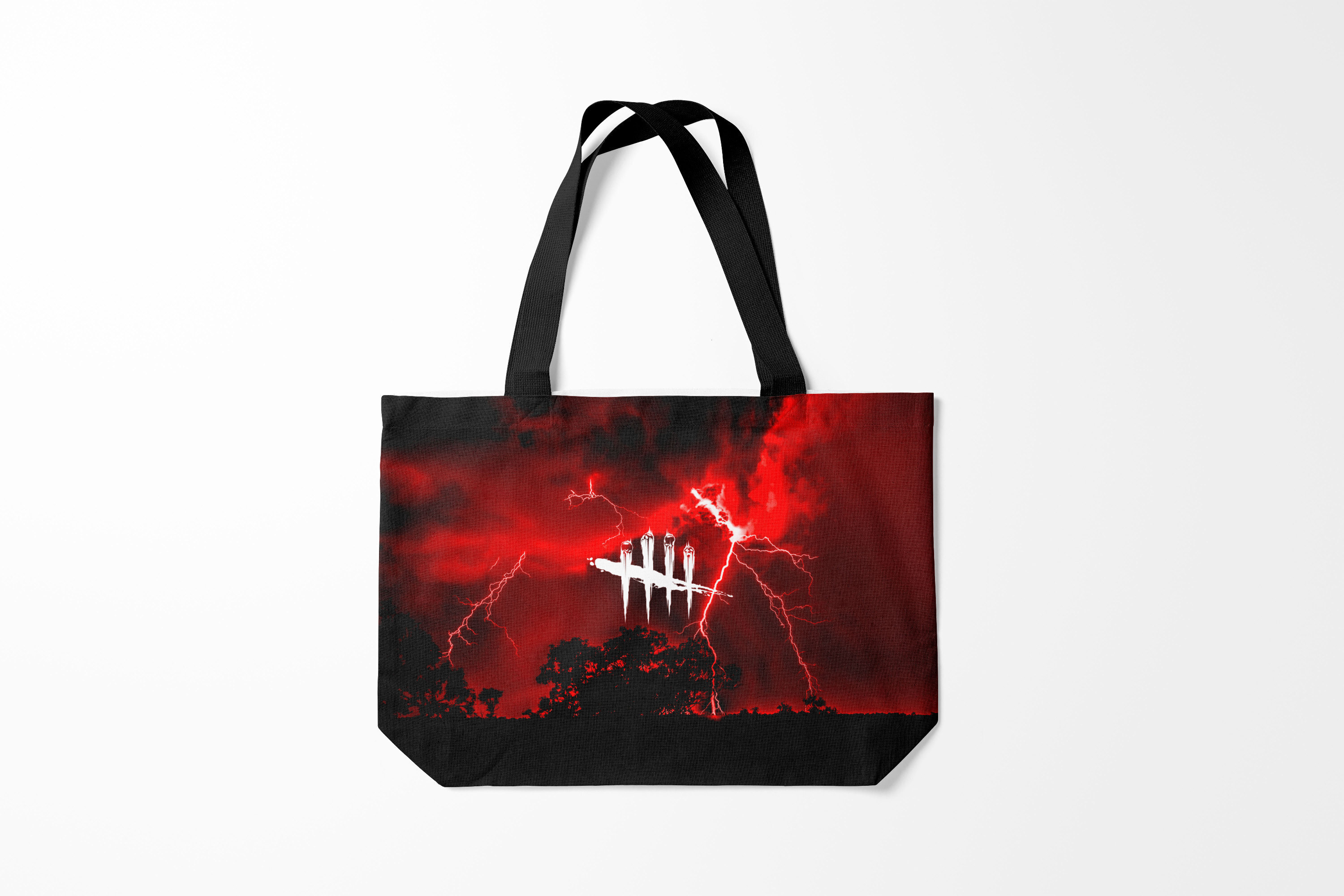 

Сумка шoппер унисекс Burnettie Dead by Daylight, черный; красный, Dead by Daylight