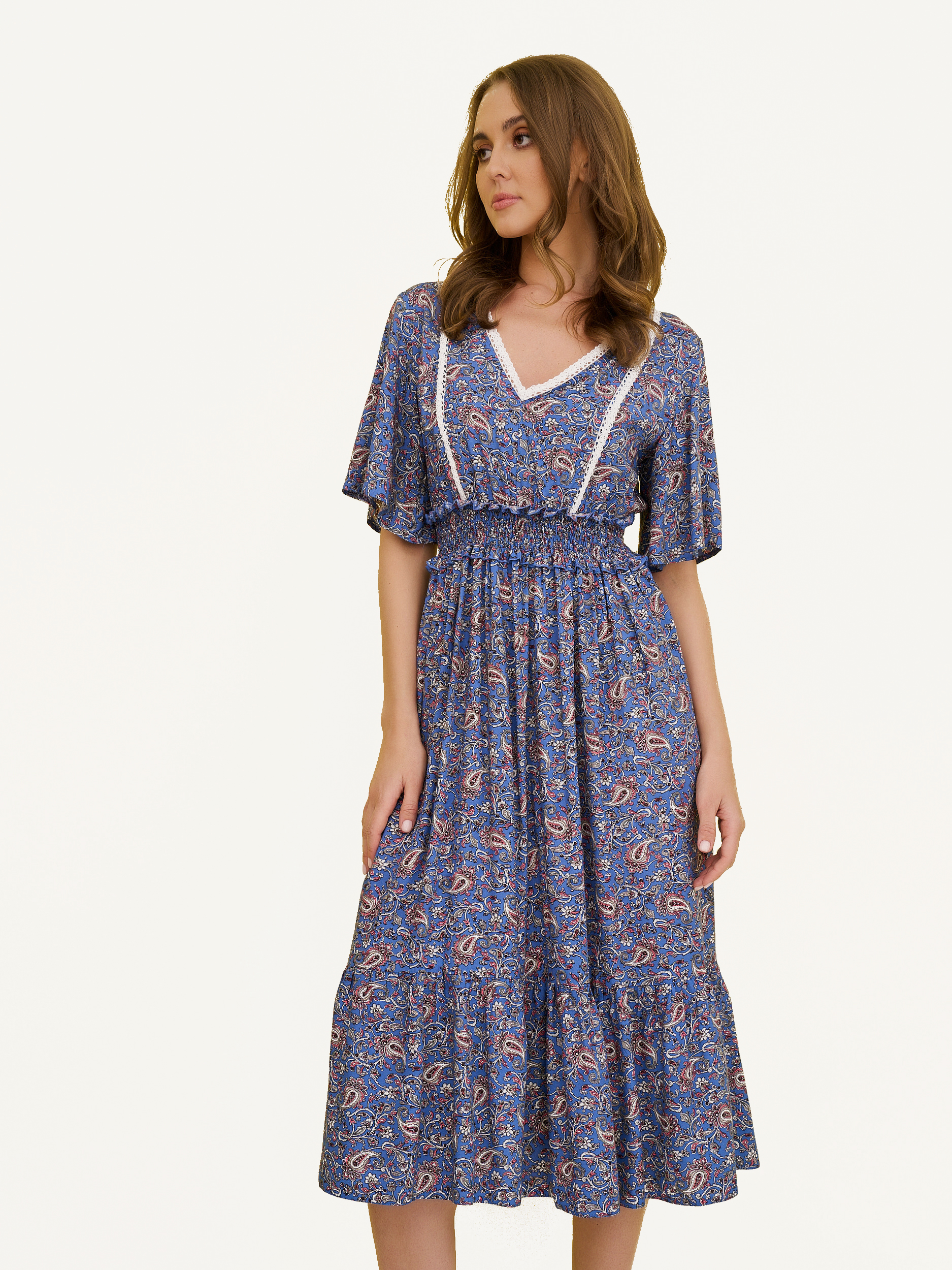 

Платье женское BrandStoff BS20106 синее 48 RU, BS20106