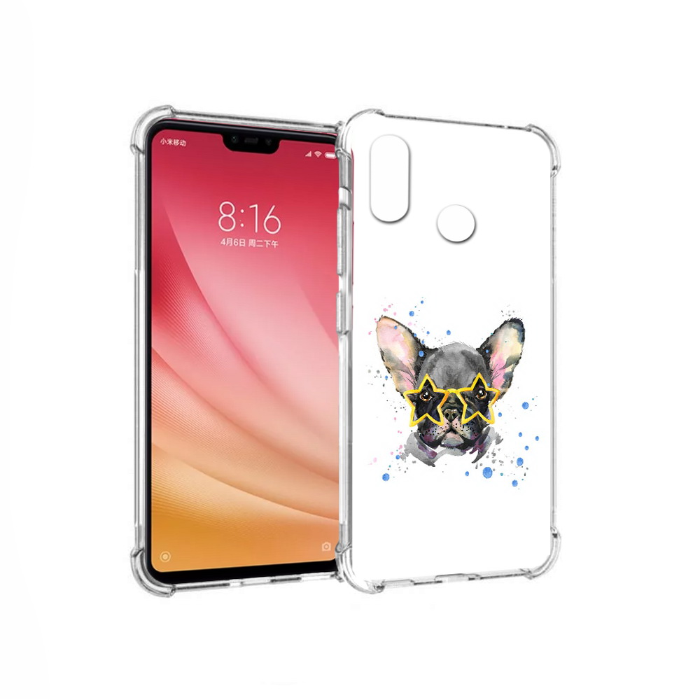 

Чехол MyPads Tocco для Xiaomi Mi 8 буля в очках (PT110454.314.252), Прозрачный, Tocco
