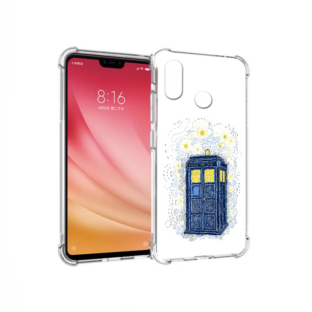 

Чехол MyPads Tocco для Xiaomi Mi 8 будка рисунок (PT110454.314.249), Прозрачный, Tocco