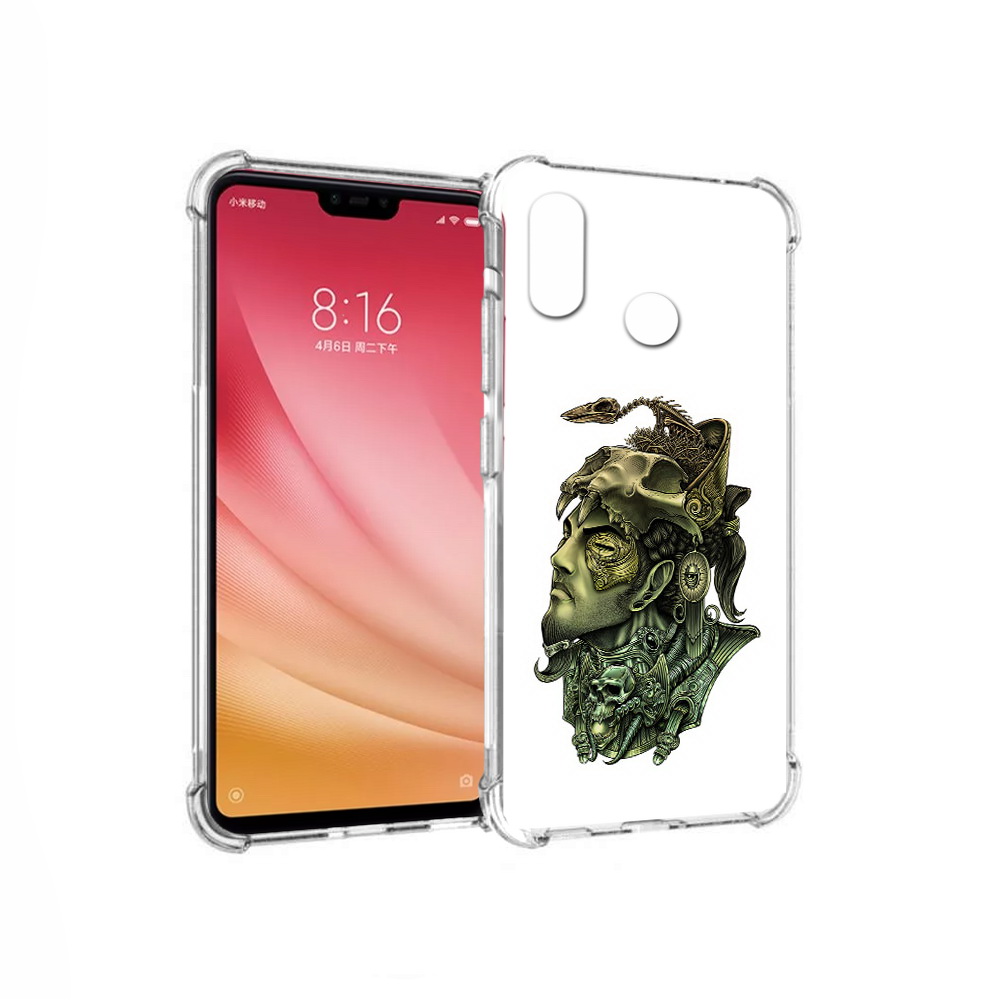 

Чехол MyPads Tocco для Xiaomi Mi 8 бронзовый воин (PT110454.314.248), Прозрачный, Tocco