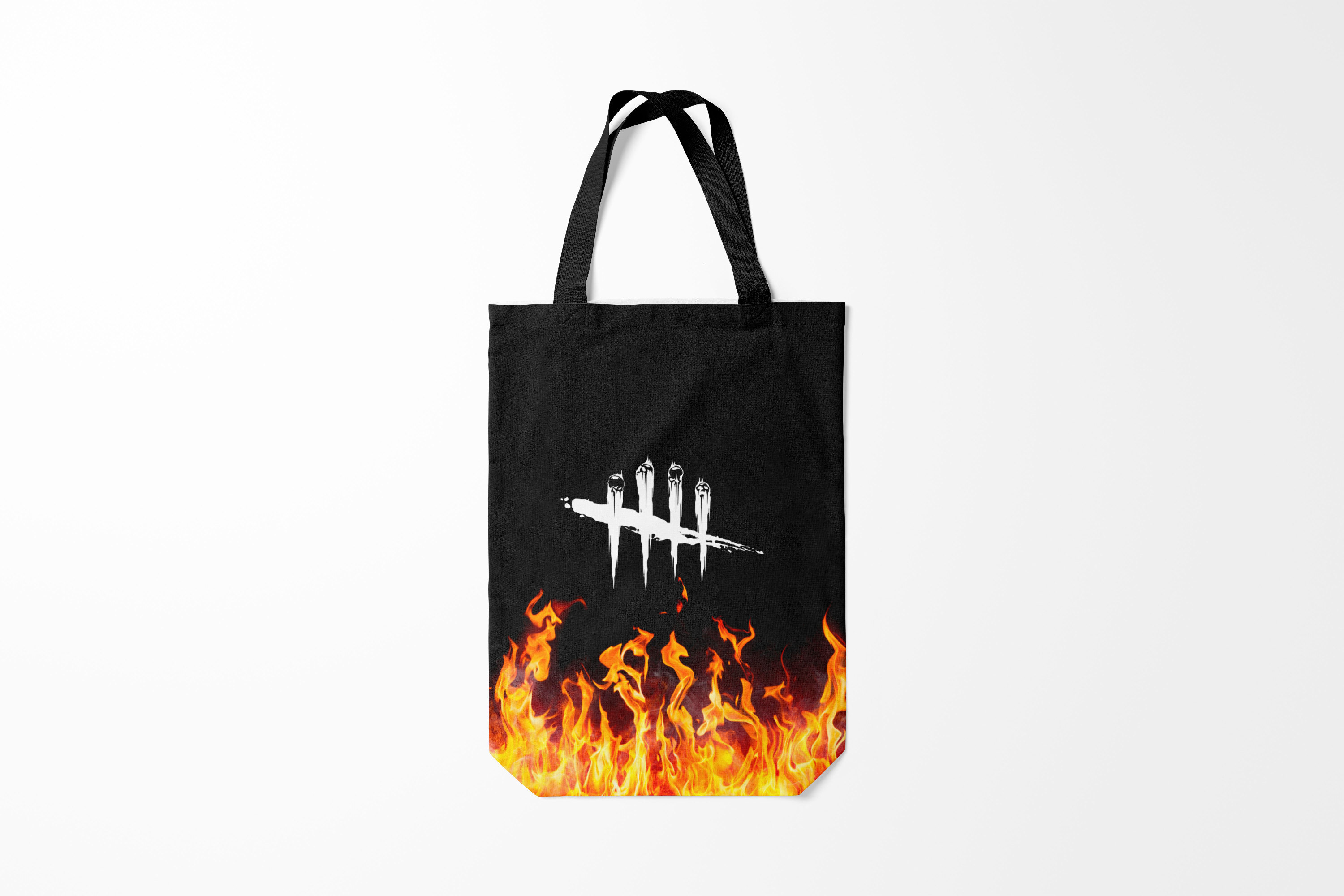 

Сумка шoппер унисекс Burnettie Dead by Daylight, черный; красный, Dead by Daylight