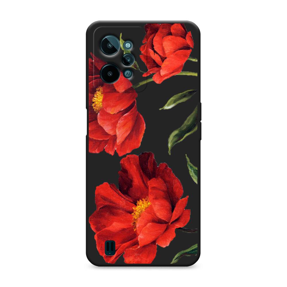 

Чехол Awog 259352-1 для Realme C31 "Красные маки", Красный, 259352-1