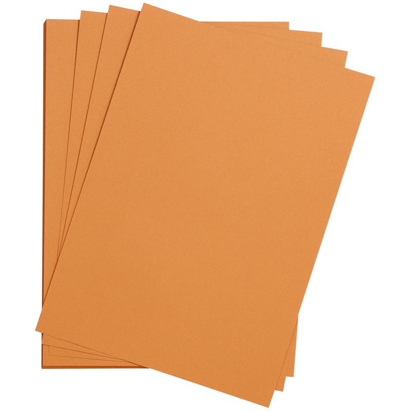 Цветная бумага Clairefontaine 500х650 мм, Etival color, 24 л, 160г/м2, ржавая, хлопок