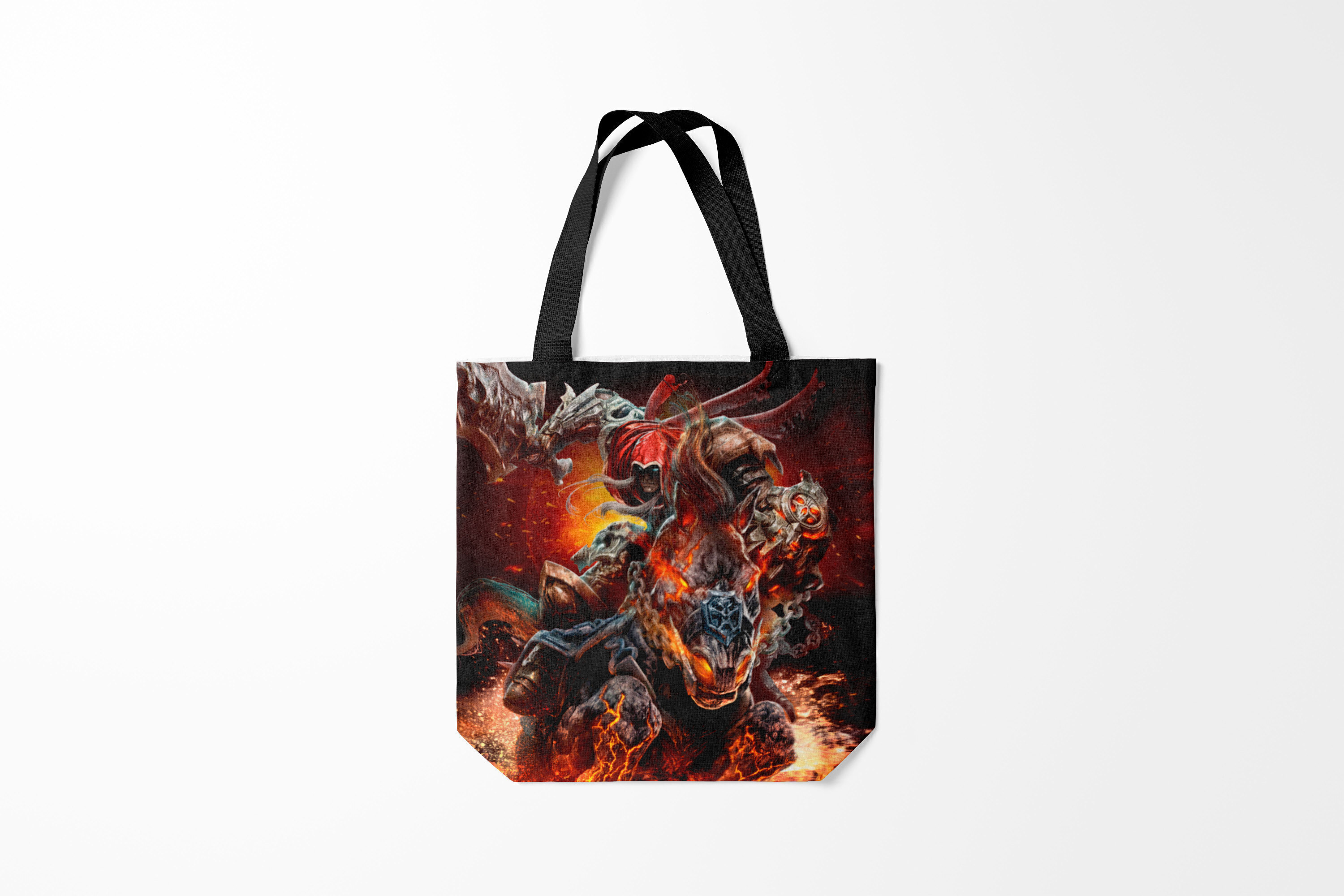 

Сумка шoппер унисекс Burnettie Darksiders, черный; желтый, Darksiders