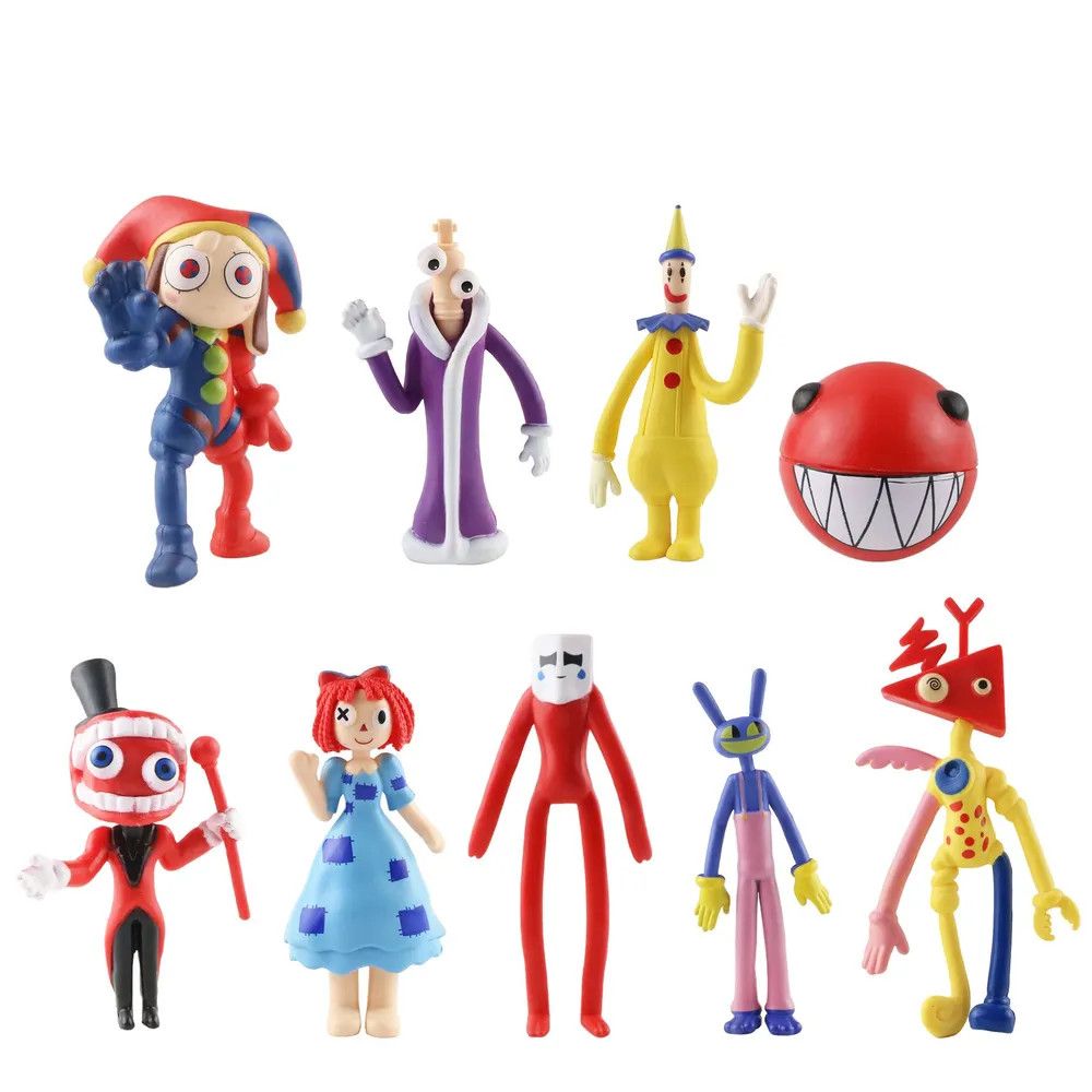 

Набор фигурок Удивительный цифровой цирк The Amazing Digital Circus 9шт 10см, Фигурка