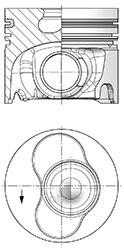 

Поршень KOLBENSCHMIDT 41094600 Dm.81.01X1.75X2.0X3.0 Std