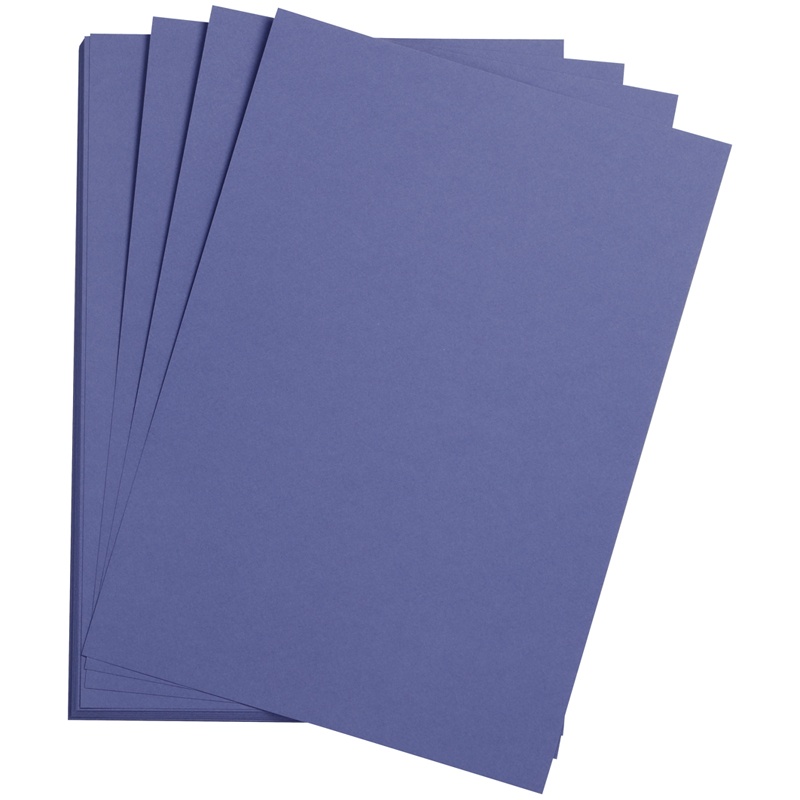 Цветная бумага Clairefontaine 500х650 мм, Etival color, 24 л, 160г/м2, ультрамарин, хлопок