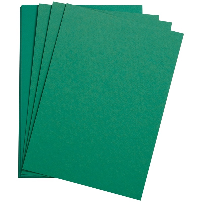 Цветная бумага Clairefontaine 500х650 мм, Etival color, 24 л темно-зеленая, хлопок