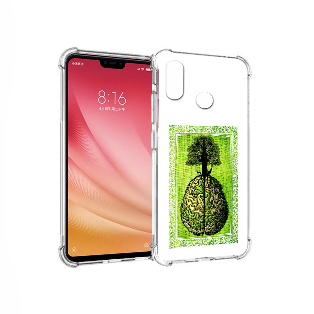 

Чехол MyPads Tocco для Xiaomi Mi 8 абстракция здоровый мозг (PT110454.314.211), Прозрачный, Tocco