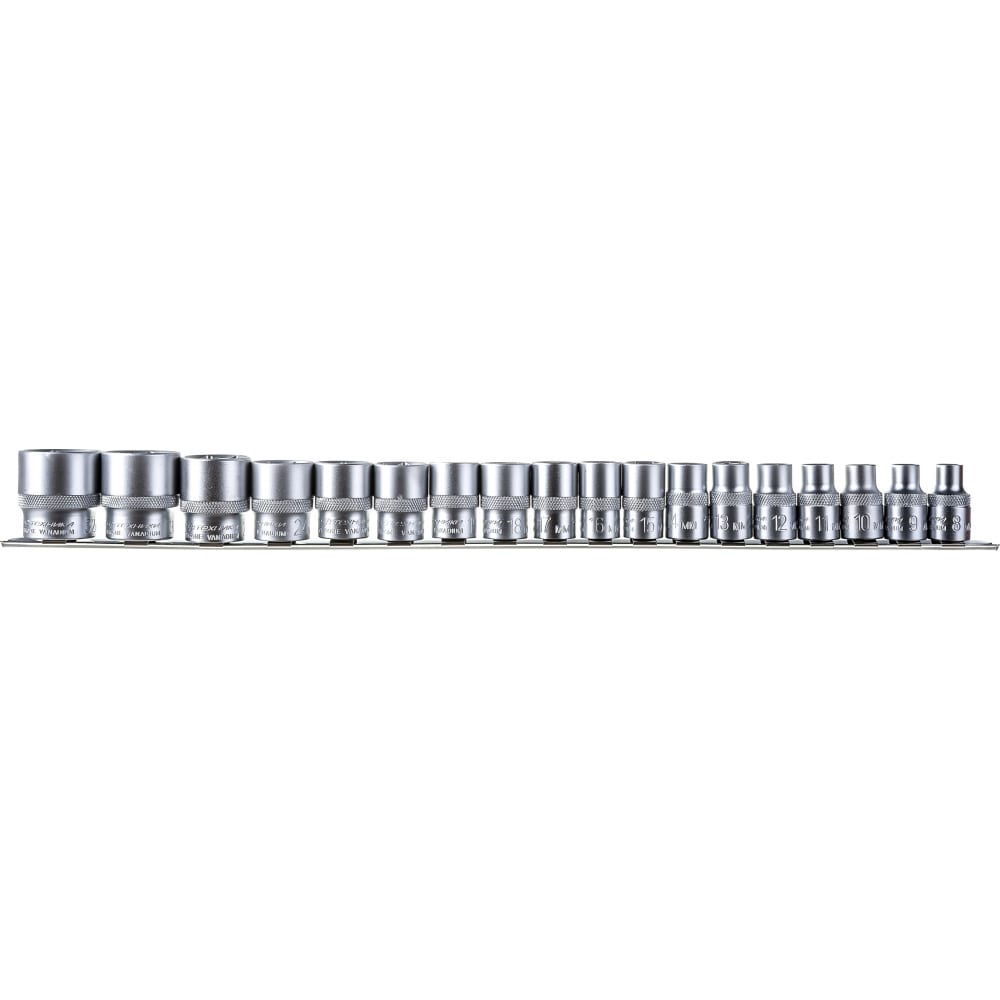 

Дело Техники 620118 Набор головок 6-ти гранных 1/2" 18 пр.8,9,10,11,12,13,14,15,16,17,18,1