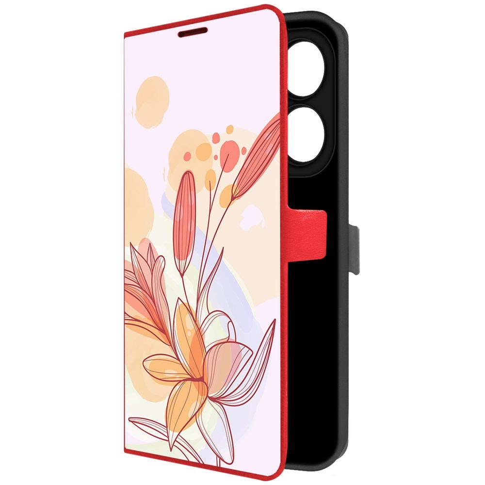 

Чехол-книжка Krutoff Eco Book для ITEL P55 Фантазия (красный)