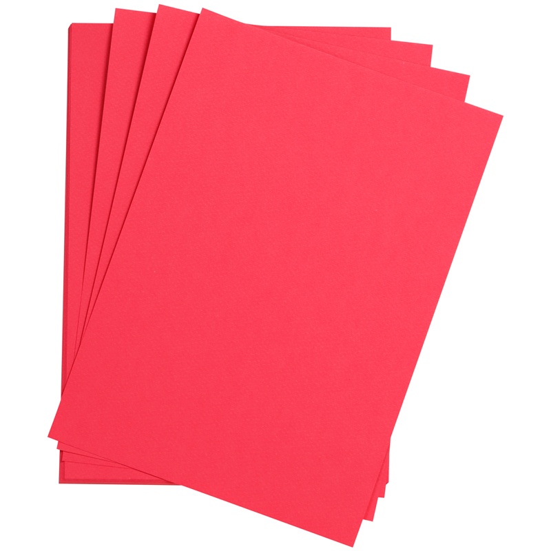 Цветная бумага Clairefontaine 500х650 мм, Etival color, 24 л, интенсивный розовый, хлопок